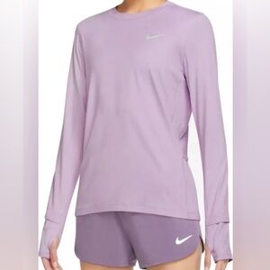 Women’s Purple Nike Running Top Dri Fit Size S Long Sleeve Nike Run